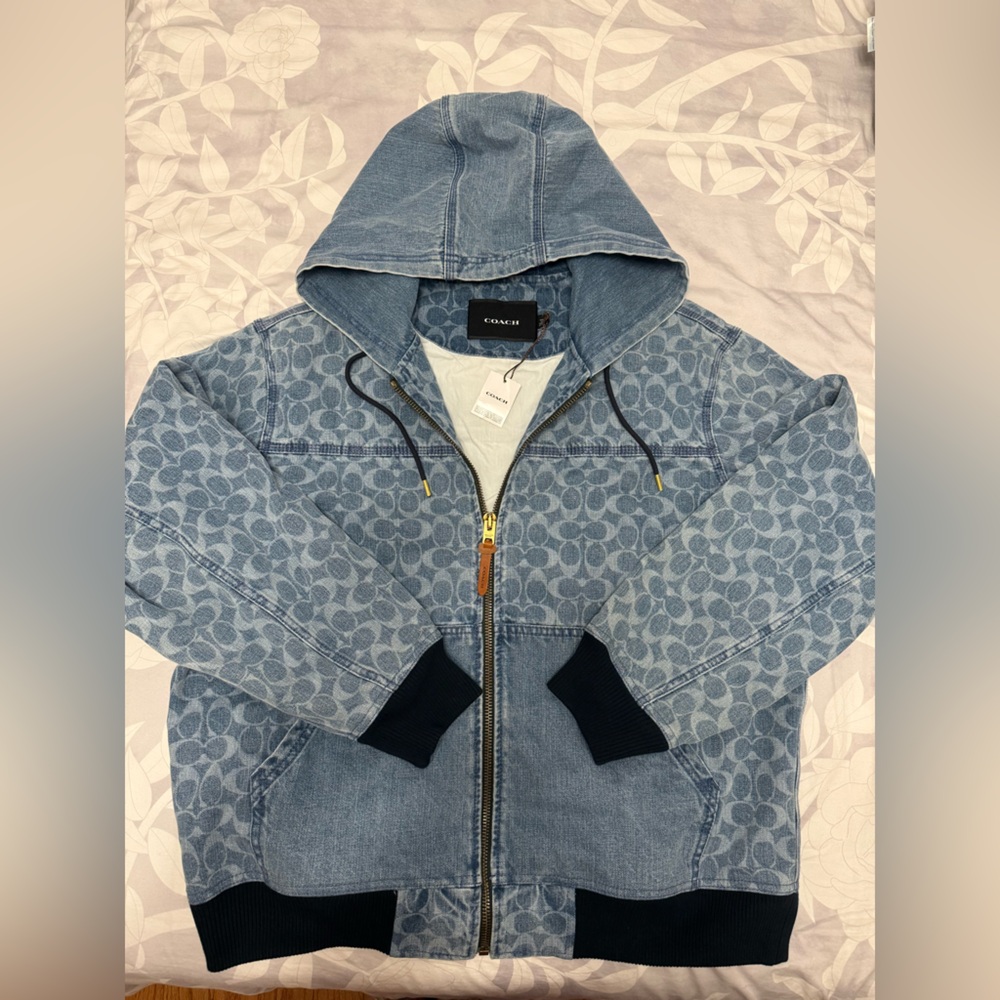 Coach Blue Denim Men’s Jacket Large